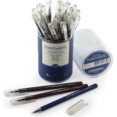 Ручка шариковая Bruno Visconti PointWrite Original (0.3мм, синий цвет чернил, разные цвета корпуса) 24шт. (20-0210)