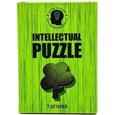 Пазл Головоломка IQ Intellectual Puzzle "Дерево" Зеленый Cccstore