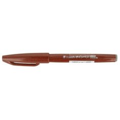 Фломастер-кисть "Pentel" Brush Sign Pen 2,0 мм SES15C-E коричневый