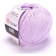 Пряжа YarnArt Jeans (19) Ярнарт джинс (19) светло-сиреневый