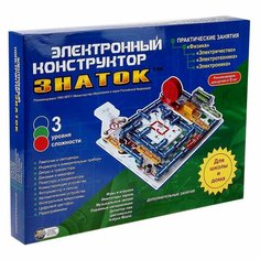Электронный конструктор Знаток для школы и дома, 999 схем