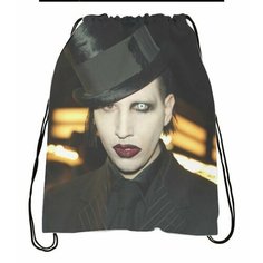Сумка-мешок для обуви Marilyn Manson, Мэрилин Мэнсон №6 Migom