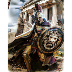 Картина по номерам Спартак 40х50 см АртТойс