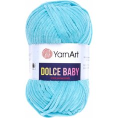 Пряжа YarnArt Dolce Baby бирюзовый (746), 100%микрополиэстер, 85м, 50г, 2шт