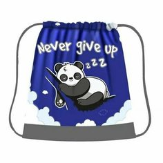 Мешок для обуви 490 х 410 мм, СДС-53 "Сонная панда" Нет бренда