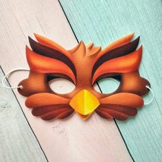 Кукольный театр. Маска "Сова" ЛазерПро