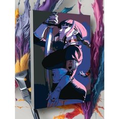 Картина по номерам Истребитель демонов Рассекающий демонов Круто красим