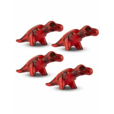 Игрушка-антистресс 4 штуки Сквиш Динозавр Тираннозавр 15 см Maxitoys