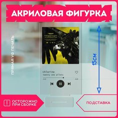 Акриловая фигурка для дома twenty one pilots 21 clique группа спотифай spotify Krasnikova