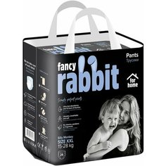 Трусики-подгузники Fancy Rabbit for home 15-28кг XXL 26шт х 3шт