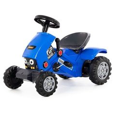 Каталка-трактор с педалями Turbo-2 синяя 84644 П-Е /1/ Полесье