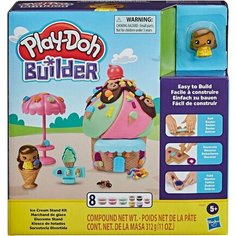 Набор игровой Play-Doh Масса для лепки Кафе-мороженое х3шт