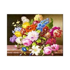 Алмазная мозаика на подрамнике 40*50 Букет