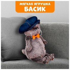 Мягкая игрушка «Басик в джинсовой кепке», 19 см Basik&Co