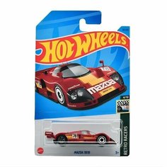 HKJ79 Машинка игрушка Hot Wheels металлическая коллекционная Mazda 7878 красный