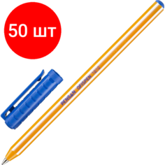 Комплект 50 штук, Ручка шариковая неавтомат. PENSAN OFFIS PEN 1010, 1.0мм, масл, син