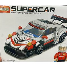 Конструктор Supercar Гоночная машина/Спорткар/Формула 1/Pull Back 104/414 деталей Lupin