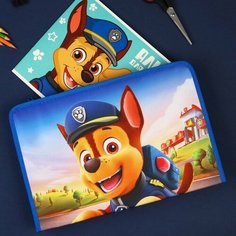 Папка для труда А4 с пеналом, на молнии, текстиль, Щенячий патруль PAW Patrol