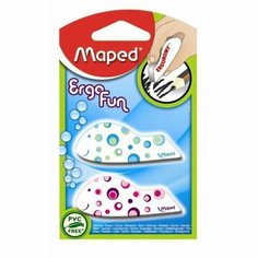 Ластик Maped ErgoFun (фигурный, пластик, 58x23x10мм) 2шт, 12 уп. (119711)