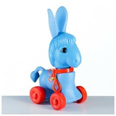 UzToy Игрушка пластмассовая Каталка Ослик 23*16*39см