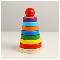 Логическая пирамидка «Сказка» 9×9×21 см КНР