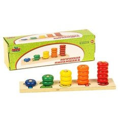 Пирамидка логическая Учимся считать с цифрами Нет бренда