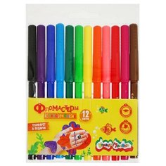 Фломастеры 12 цветов "Каляка-Маляка", вентилируемый колпачок