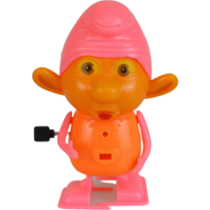 Заводной Гномик в розовом колпачке механический, развивающая подвижная игрушка для детей Yar Team