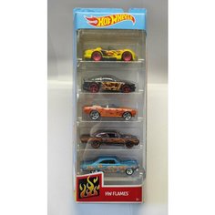 Hot Wheels 5 Pack HW FLAMES 2018 Сет редких немецких машинок