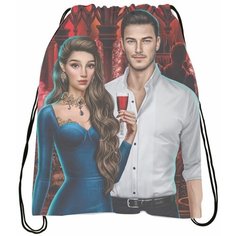 Мешок - сумка для обуви Kлуб Poмaнтики: Дpaкулa. Иcтopия Любви № 7 Bugrikshop