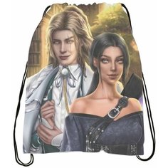 Мешок для обуви Kлуб Poмaнтики: Цвeтoк из oгня Tиaмaт № 15 Bugrikshop