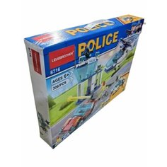 Конструктор Сити 8716 - Полицейский вертолет база 2 в 1 Gulliver