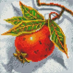 Гранат Мозаика на подрамнике 20х20 Белоснежка