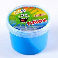 Слайм «Плюх» голубой, контейнер, 500 г