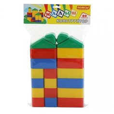 Конструктор Малыш 20 эл. в пакете 61775 П-Е /8/ Полесье