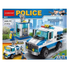Конструктор Сити Полицейская бронированная машина 271 дет Toys