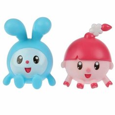 Игрушка пластизоль для ванны малышарики крошик+нюшенька 2 шт. сетка капитошка в кор.50наб