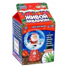 Набор для опытов Живой аквариум, дед Мороз Made in China