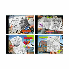 Альбом для рисования 20л, А4, на скрепке BG "Creative mix", 12 штук, 344709 BG®