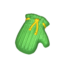 Варежка 2 (622) - форма для мыла пластик MY Formula