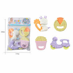 Погремушки для новорожденных Baby Toys / 4шт в наборе Noname