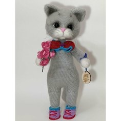 Игрушка мягкая "Кот Амур". Ручная работа. без бренда