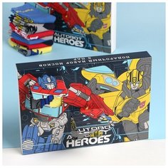 Hasbro Подарочный набор носков адвент, 6 пар "Трансформеры", Transformers, 18-20 см