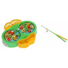 Рыбалка «Бабочка», 18 рыбок, 2 удочки, заводная, микс, в пакете Noname