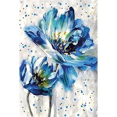 Маленькая картина по номерам на холсте 20х30 Цветной