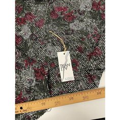 Ткань Пальтовая шерсть с нанесенным принтом, 1 м. Noname