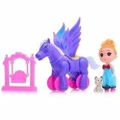 Кукла с лошадкой в пакете Kosmos