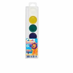 Краски акварельные Dadi Медовая 6 цв, пласт, без кисти (60 шт.) Noname