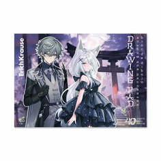 Альбом для рисования на клею "Manga", А4, 40 листов Россия
