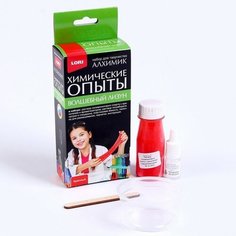 Химические опыты. Волшебный лизун «Красный» Lori